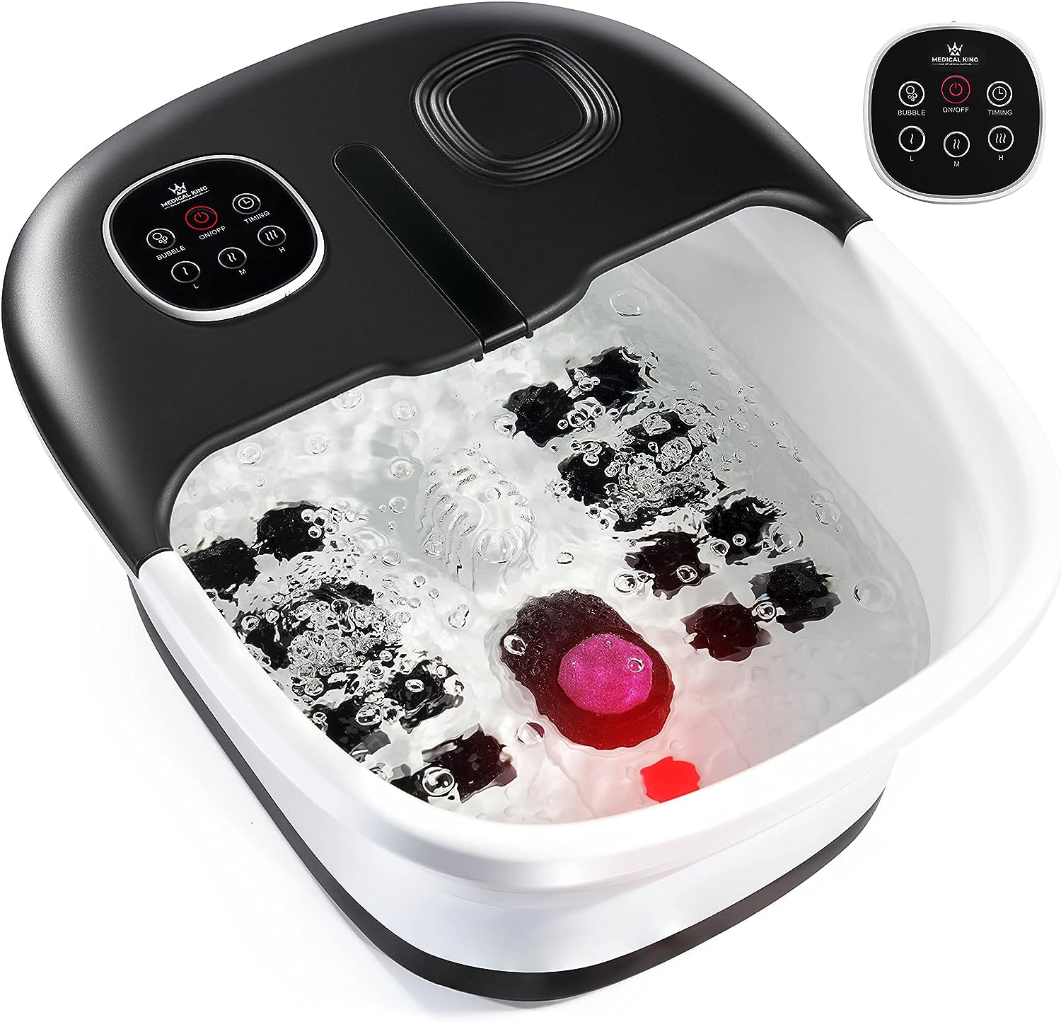 Foot Spa with Massage Bubbles and Heat